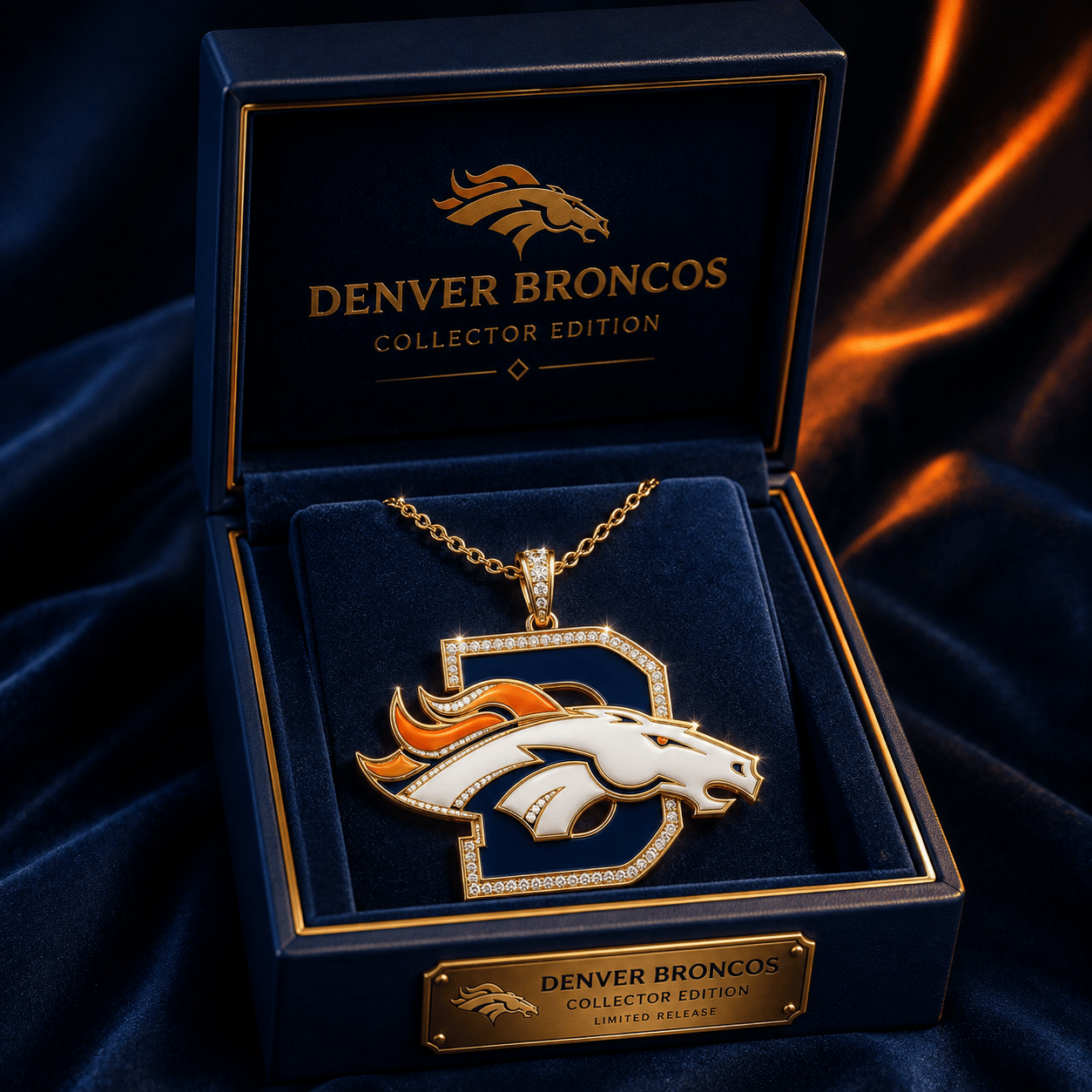 DVBC Solid Gold Chain with Diamond Pendant BMD