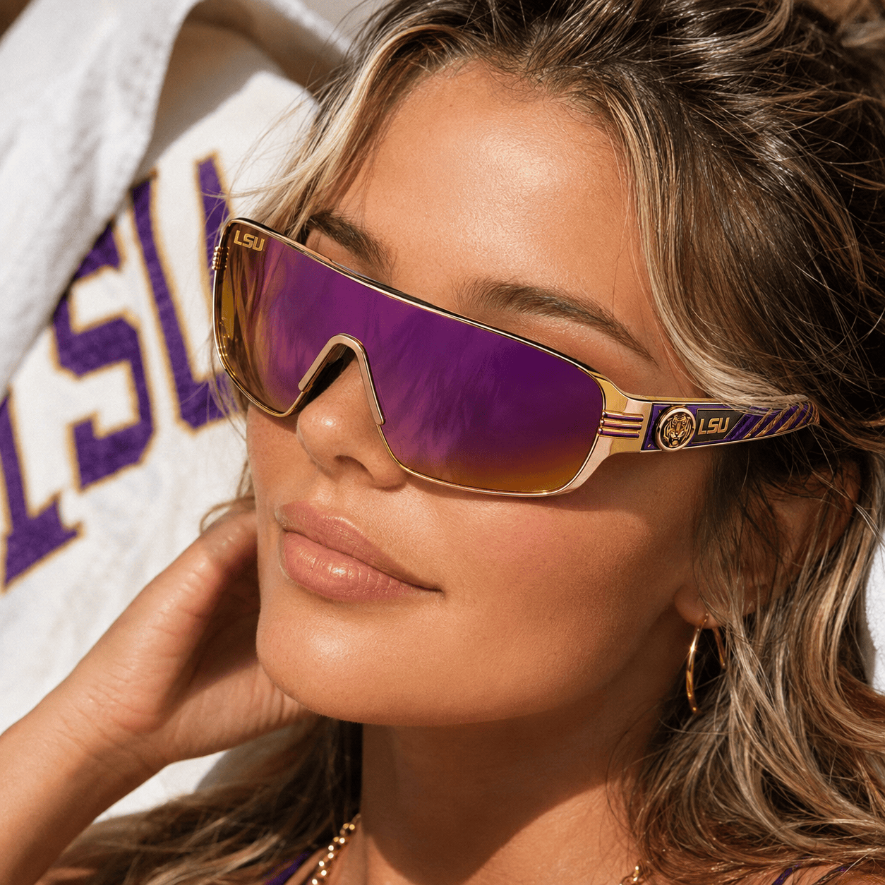 PREMIUM LSU UNISEX SUNGLASSES PTKL