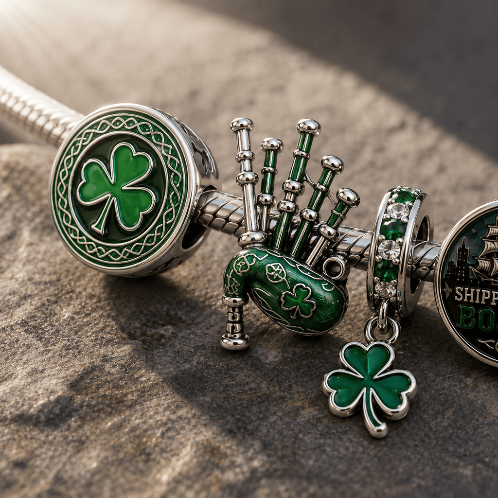 DKMP Silver Charm Bracelet Set BMD