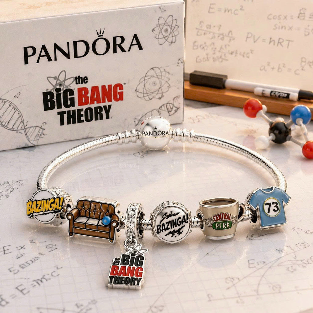 TBBT Sliver Charm Bracelet Set PTT