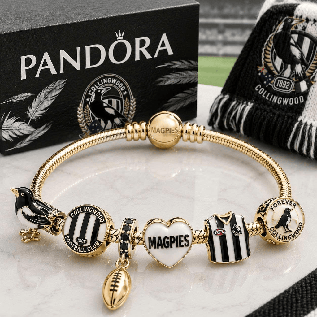 CMW Gold Charm Bracelet Set VTH