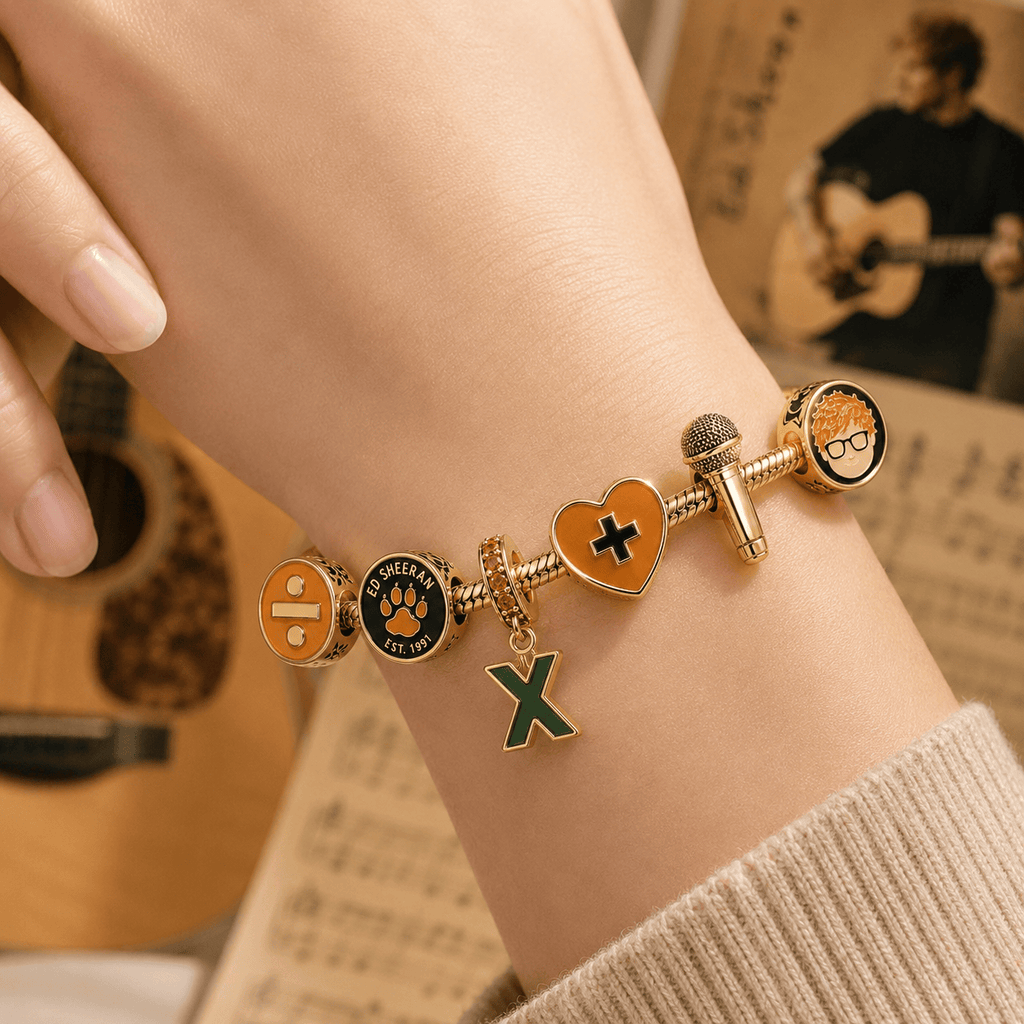 EDSR Gold Charm Bracelet Set VTH