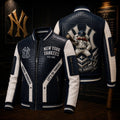 Premium NYY Leather Zipper Jacket TTMH