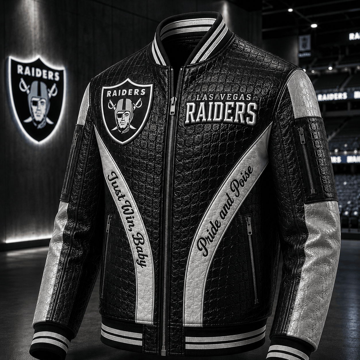Premium LVR Leather Zipper Jacket PVNA